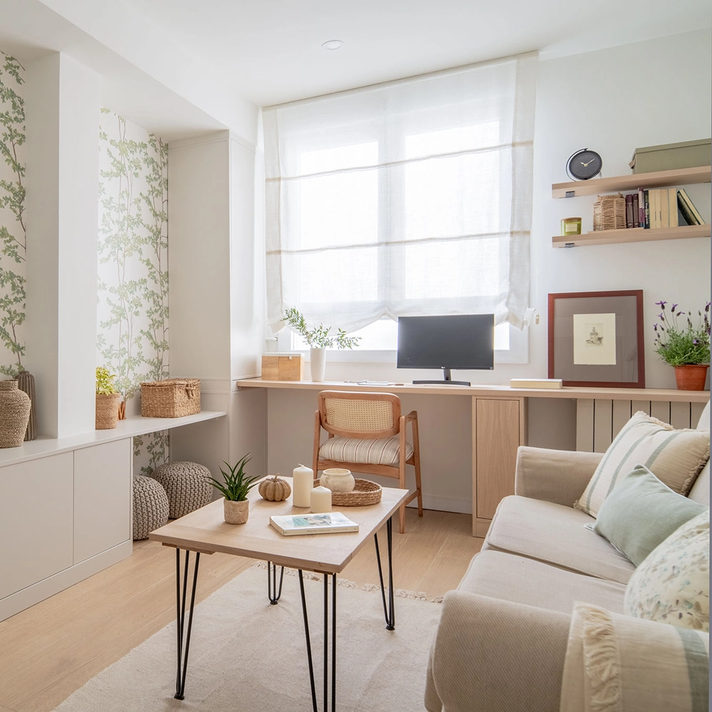 Diseño de espacio juvenil para estudio en vivienda en Sevilla